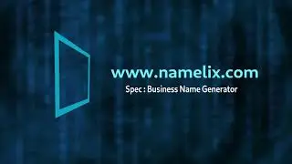 Tech init | www.namelix.com | Spec : Business Name Generator