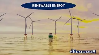 OFFSHORE WIND  TURBINES | RENEWABLE ENERGY | TECHNICAL ANIMATION | HELMSMAR