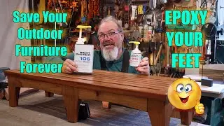 Save Your Outdoor Furniture  Forever  😱  EPOXY YOUR FEET 🦶🦶