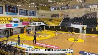 KK Split u17 vs KK Diadora u17 - Split 2024