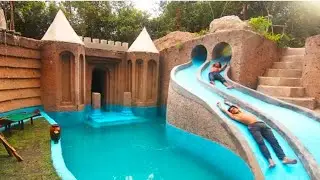 My Summer Holiday 155Days Building 1M DollarsWater Slide Park intoUnderground SwimmingPool House