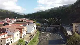 Ruta de las Nogaledas desde el cielo