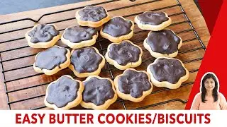 सस्ते में घर पर बनाएं खस्ता बिस्किट | Butter Biscuits ki Recipe | Light & Tasty Butter Choco Cookies