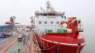 China's 1st domestically-built polar research vessel enters service