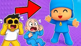 ESCAPAMOS de la TORRE TROLL de POCOYO 🔪☠️ BEBE NOOB y TIKKO