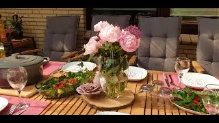 Готовим в казане !У дочери в гостях!
