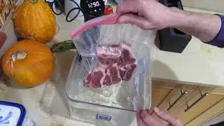 Sous Vide lamb chops, reverse sear