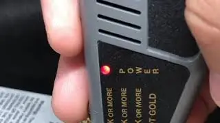 Testing 14K gold chain with mini tester gold