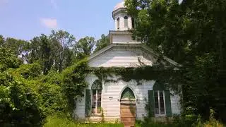 Windsor Ruins and Rodney Mississippi Abandoned Ghost Town 4K Drone Video