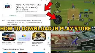 How To Download Real Cricket 22 In Play Store Legally Way &Login Problem solution