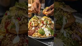 Mumbai Style 3-in-1 Chaat 😋 | Shevpuri + Dahipuri Combo #shorts #food #streetfood #DreamScreenAI