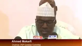 The PDP State Chairmen Visit To Makarfi