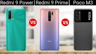 Redmi 9 Power Vs Redmi 9 Prime Vs Poco M3 | Camera Comperision | battery | which is best under 12K ?