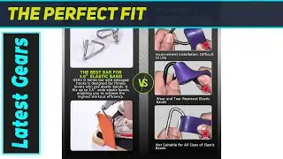 GEKU FIT Aluminum Resistance Band Bar: Elevate Your Strength Training