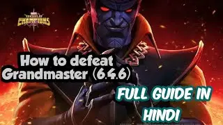 How To Defeat Grandmaster: Full Breakdown in Hindi #mcoc #grandmaster