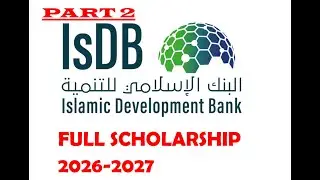 ISDB FULL SCHOKARSHIP PART 2 | #0787126902 | 2026-2027 | APPLY TODAY