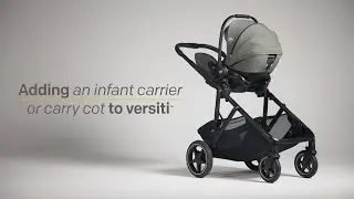 Joie Signature versiti&trade; | How to add a carry cot or infant carrier