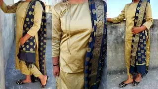 Long ❤ Kurti With Pant Suit || Dolly's Creation || 2021 || DIY ||
