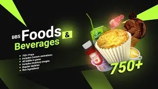 BBS Edibles Pack + Animations | FIVEM's BIGGEST PACK | 750+ PROPS