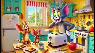 From Smoke to Toast: Tom and Jerry's Kitchen Quest 🔥🫢