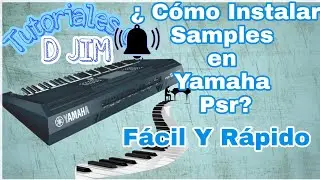 &iquest;C&oacute;mo instalar samples en Yamaha Psr 463?  aqu&iacute; est&aacute; la soluci&oacute;n