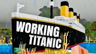 WORKING TITANIC SHIP MOD FOR MINECRAFT PE AND BEDROCK minecraft o minecraft