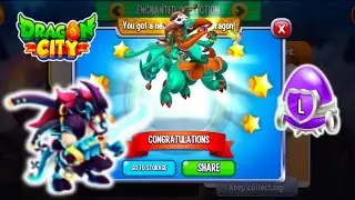 Dragon City | Get Enchantress Dragon in Collection | Open Legendary Egg in Heroic Race