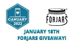 January 18 FORJARS Giveaway   Canuary