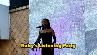 Went for Ruby&rsquo;s Listening Party