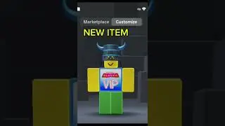NEW ITEM! #roblox #oldroblox #noob #newitem