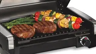 🔥 Hamilton Beach Indoor Grill Review, Sear at 450&deg;F, Juicy Flavor, Easy Cleanup, Best Electric Grill