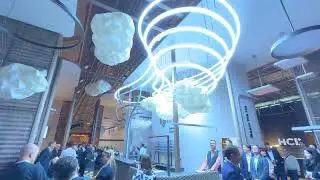 Lightnet storm show at Light&Building 2024 Frankfurt