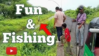 बारिश का मौसम और फिशिंग का मजा 🤩💯 | Snakehead fishing New Video 