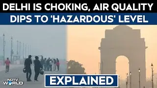 Delhi Pollution | Smog Chokes Delhi After Diwali, Air Quality Dips To &lsquo;Hazardous&rsquo; Levels | Explained