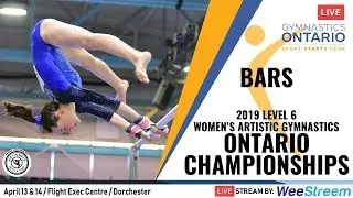 SUNDAY - GYM A - BARS - 2019 Level 6 Women's Artistic Gymnastics Ontario Championships