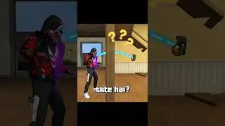Now 🤯 You can Throw Nade through the wall 💀 !! #shorts #freefire