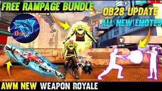 OB28 UPCOMING ALL UPDATES AND NEW ITEMS💯💯 | NEW EMOTES✓✓ | OB28 IN GAME CHANGE UPDATE 💯💯 |
