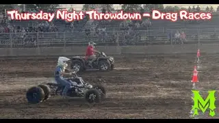 Intense ATV & SXS Drag Races at the Thursday Night Throwdown - Montgomery County Fairgrounds