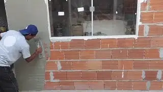 Esse &eacute; o Melhor Jeito e Barato de Rebocar Parede Sem usar areia e cimento😱