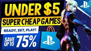 Tons of GREAT PSN Game Deals UNDER $5! PSN Ready Set Play Sale SUPER CHEAP PS4/PS5 Games to Buy!