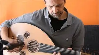 Oud made and played by Christos Syngelos (Walnut -cedar)