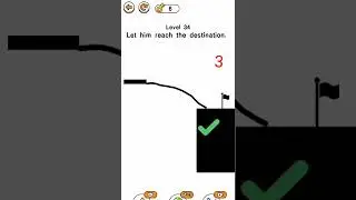 Draw 2 save 3 (Motor) || Level 34 - #shorts #draw2save #drawing #gameplay #androidgames #iosgames