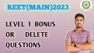 level 1 me delete or bonus Wale questions #cutoff #education #reet #3rdgrade