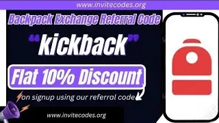 Backpack Exchange Referral Code (kickback) Flat 10% Discount.