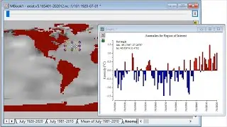 Using Origin&rsquo;s Matrix Features to Create a NetCDF-based Anomaly Plot