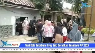 Sukabumi Mayor Ayep Zaki Presents 2025 PIP Scholarships