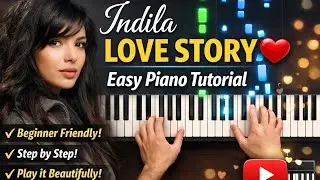 Love Story &ndash; Indila Piano Tutorial 🎹 | Simple & Beautiful