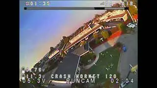 hornet 120 flight around the hood