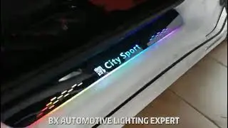 Honda City Gm6 🚗｜ Custom Side Sill Plate LED Running Welcome Mode 1set=4door