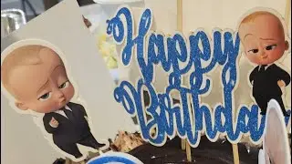 Boss Baby Themed 3rd Birthday Party! 🥳 Low Budget and Cute Decor